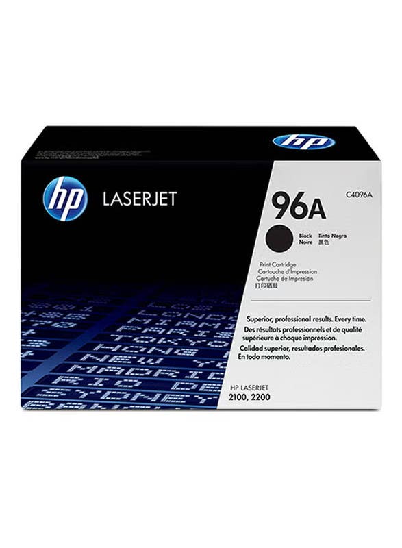 HP LaserJet Toner Cartridge, 96A, CF296A - Black