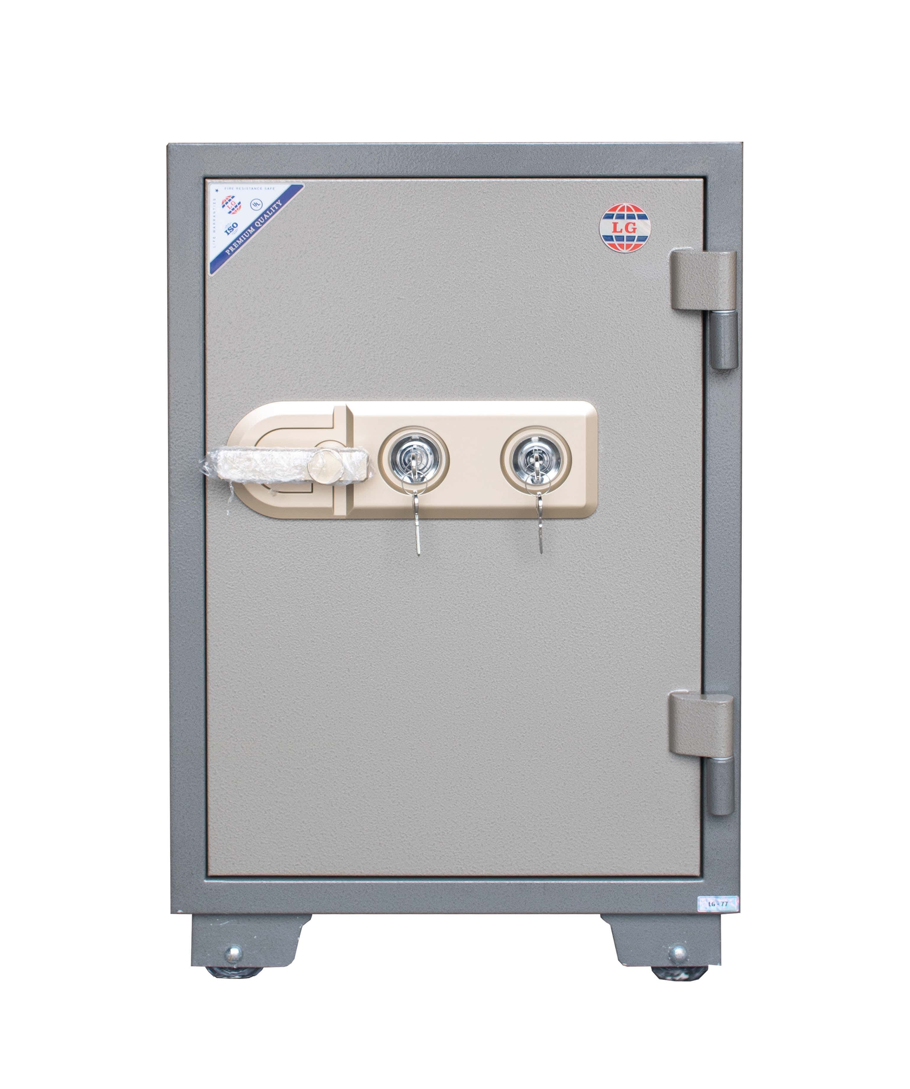 Lotfy Group LG Armored Steel Luxury Safe Weighing 135 Kg, 77 × 50 × 49.5 cm - Beige