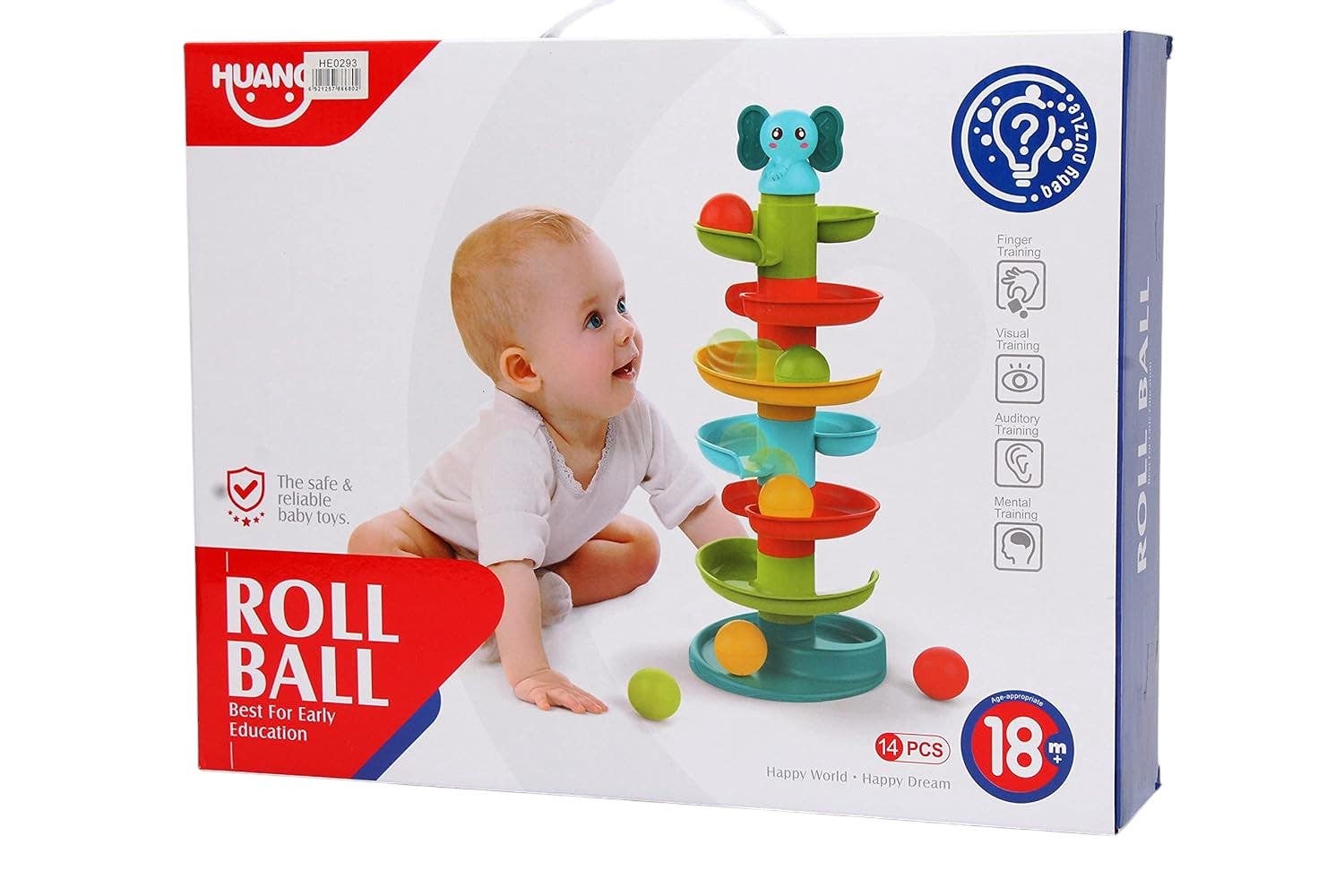 Huanger Roll Ball Toy - Multicolor