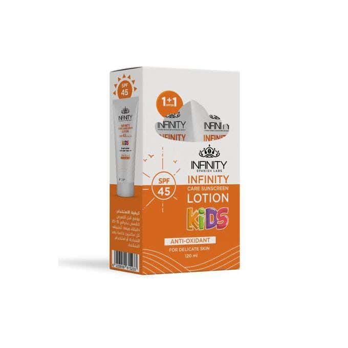 Infinity Care Kids Sunscreen Spf45+ - Buy 1 Get 1 Free - 60 Ml