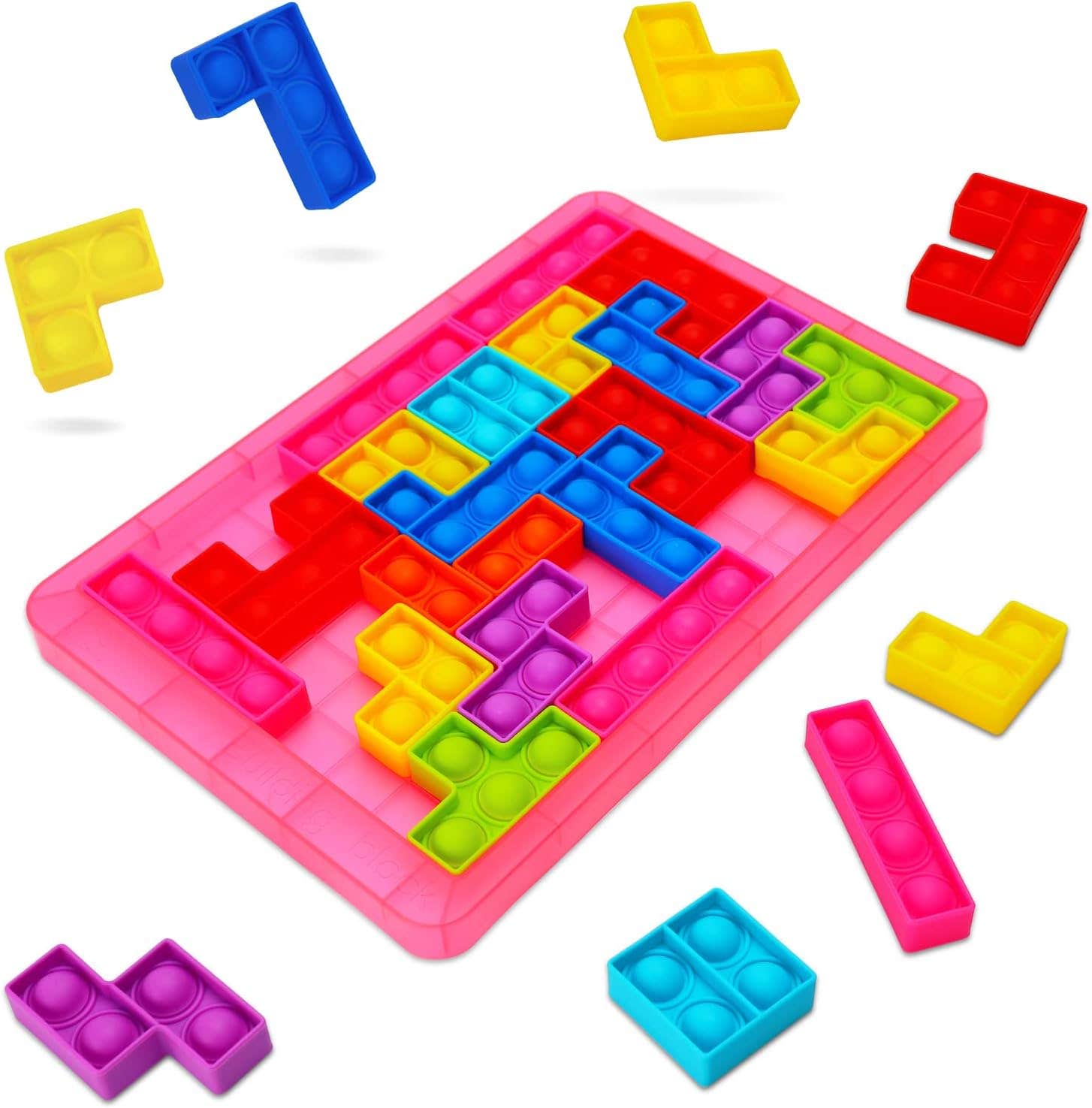 Liarminoo Sensory Design Plastic Fidget Game - Multicolor