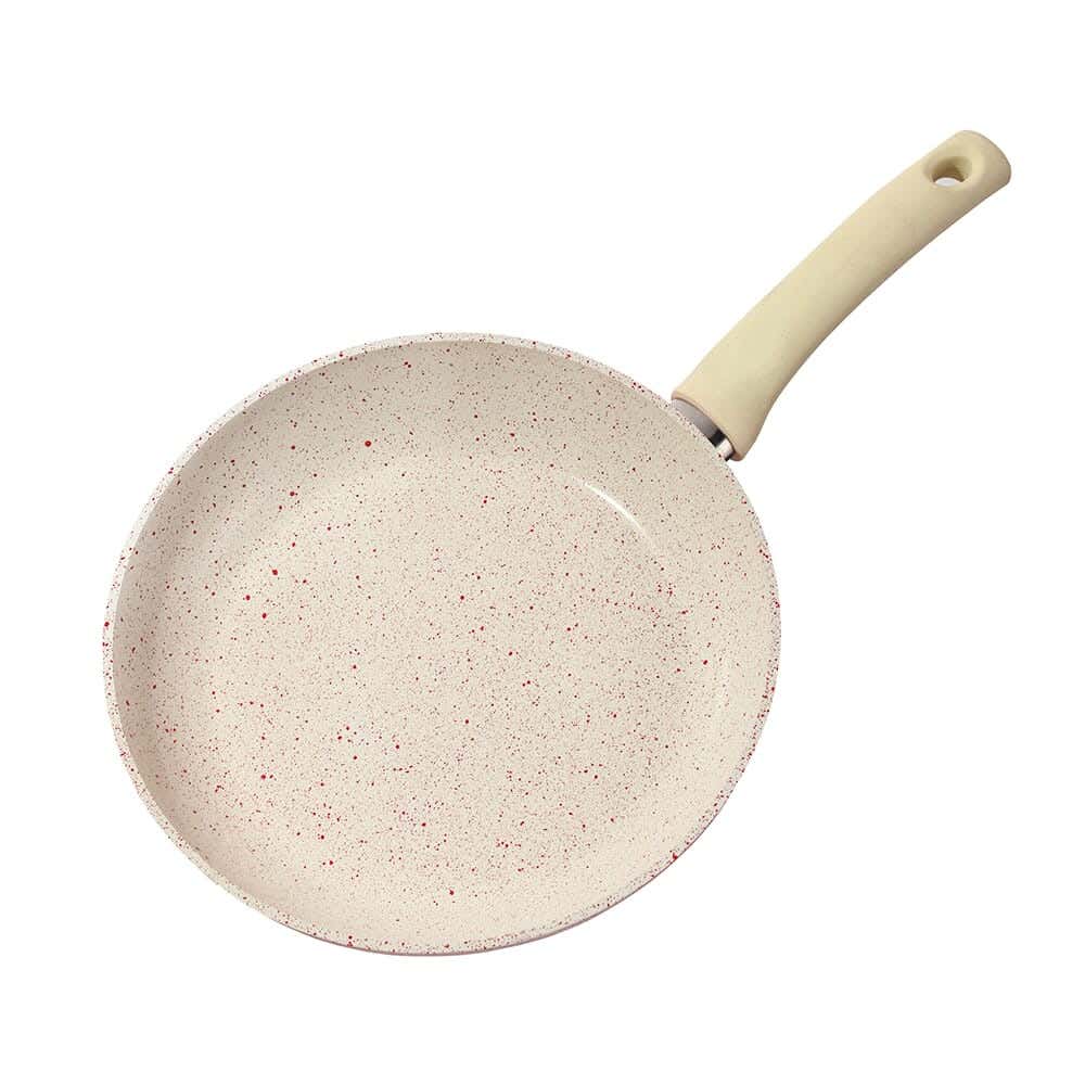 Granite frying pan, 20 cm - Beige