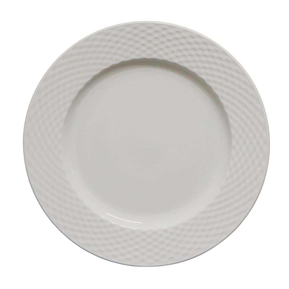 Porcelain serving dish, 30 cm - white