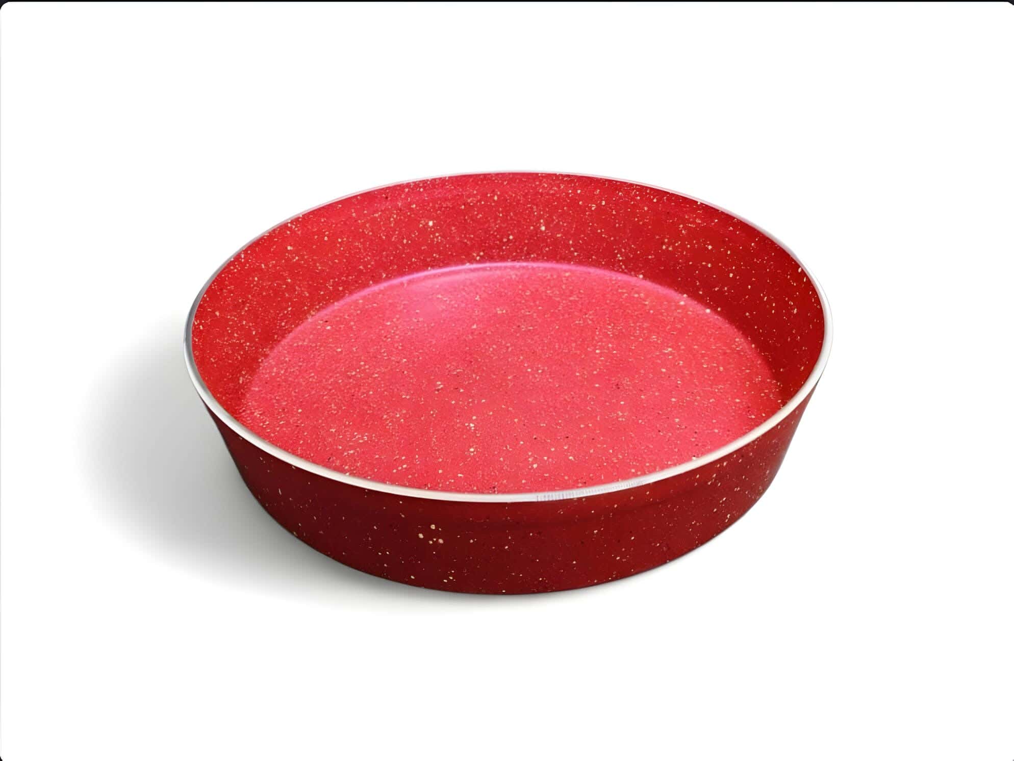 Granite oven tray, 30 cm - red