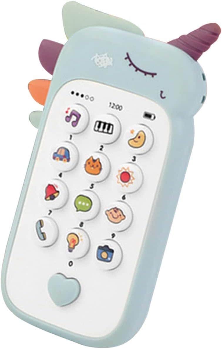 Collazoey Flashing Lights Design Baby Mobile Toy - Blue