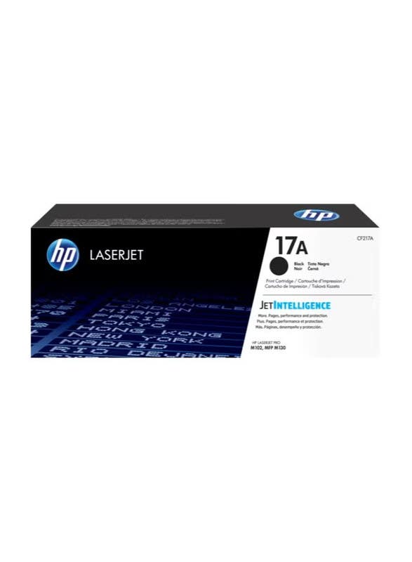 HP LaserJet Toner Cartridge, 17A, CF217A - Black