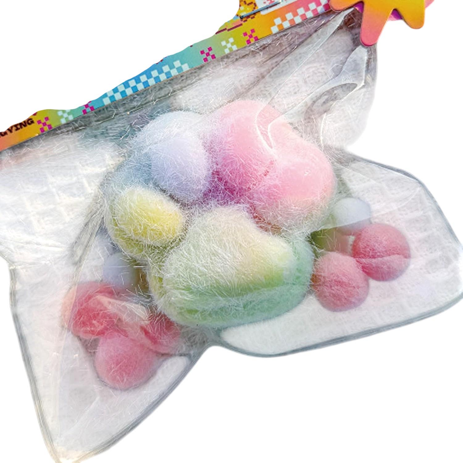 Mystoneer Kawaii Design PVC Squishy Toy - Multicolor