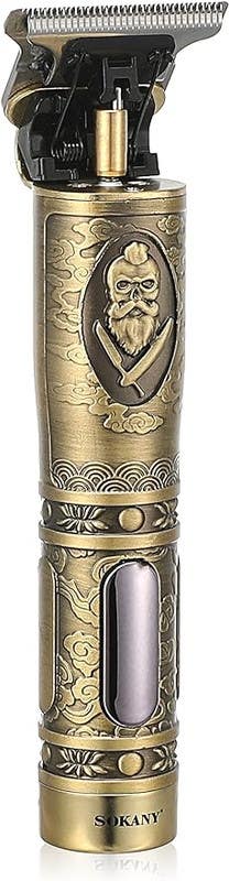 Sokany SK-LF-9925 Men Professional Hair Trimmer, Battery 600 mAh, Digital Screen - Gold