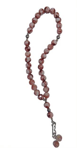 Medium Stone Rosary, 33 beads - Multicolor