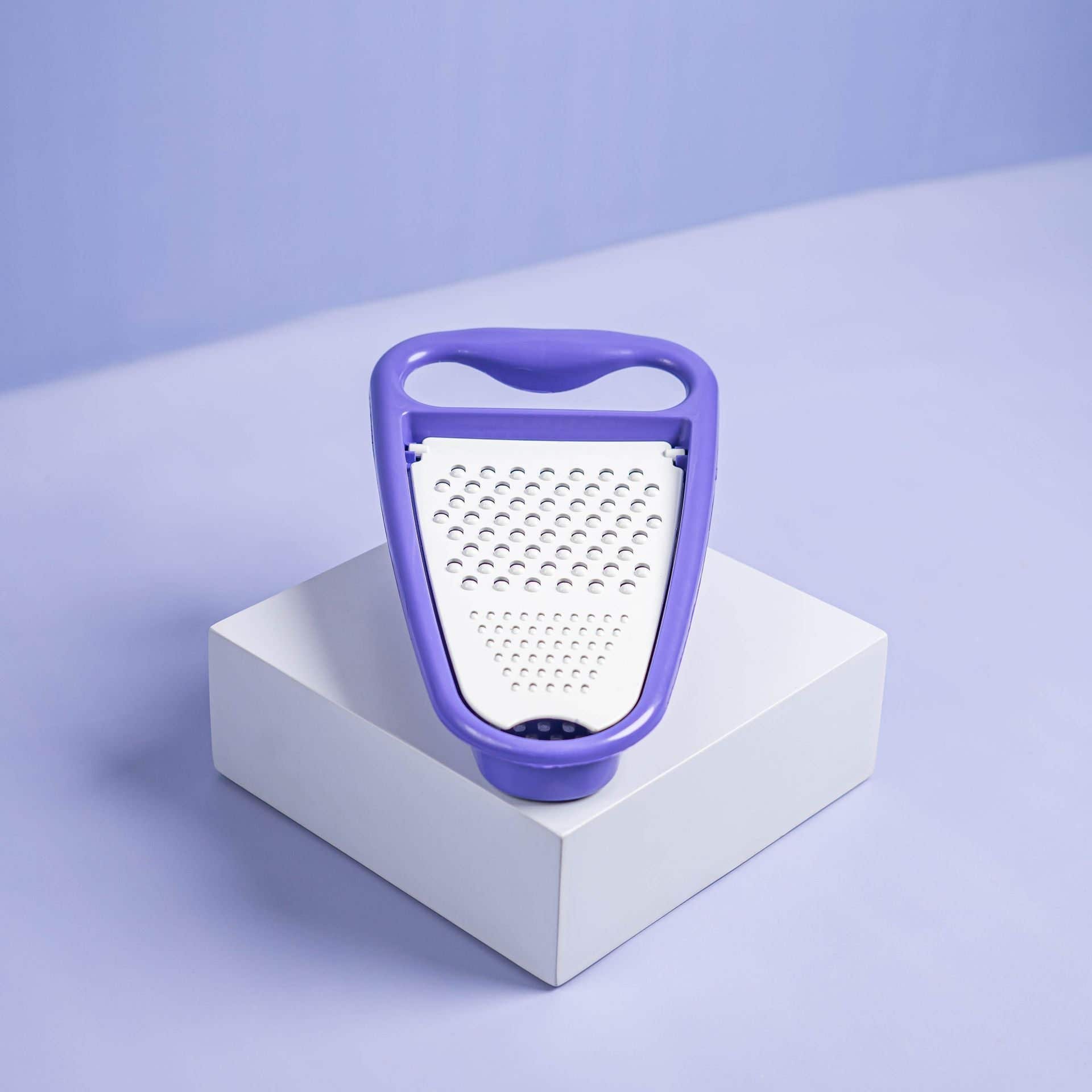 Homepro Handy Plastic Grater, 9X12X3 Cm - Purple