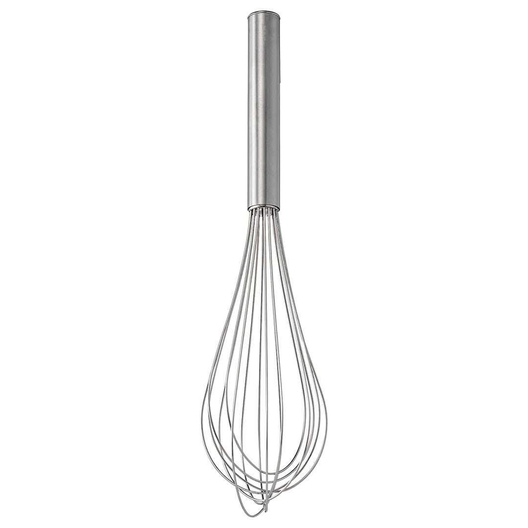 Manual food processor, stainless steel, 30 cm - silver