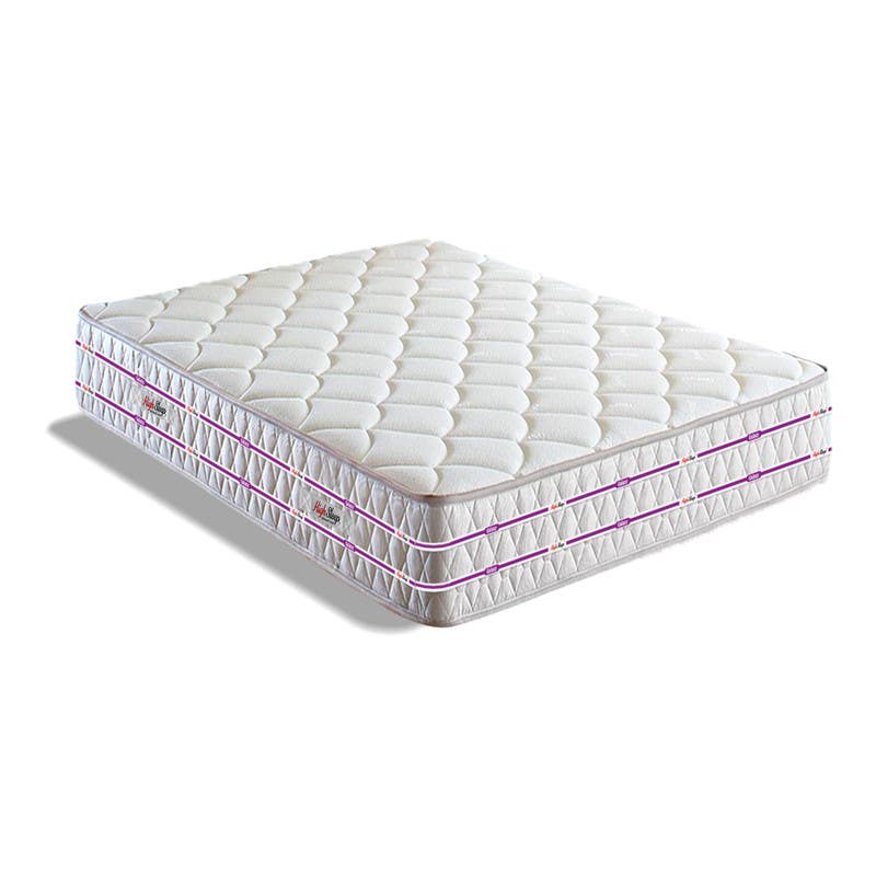 Galaxy Pocket Spring High Sleep Mattress , 195×110×29Cm , Jacquard fabric - White