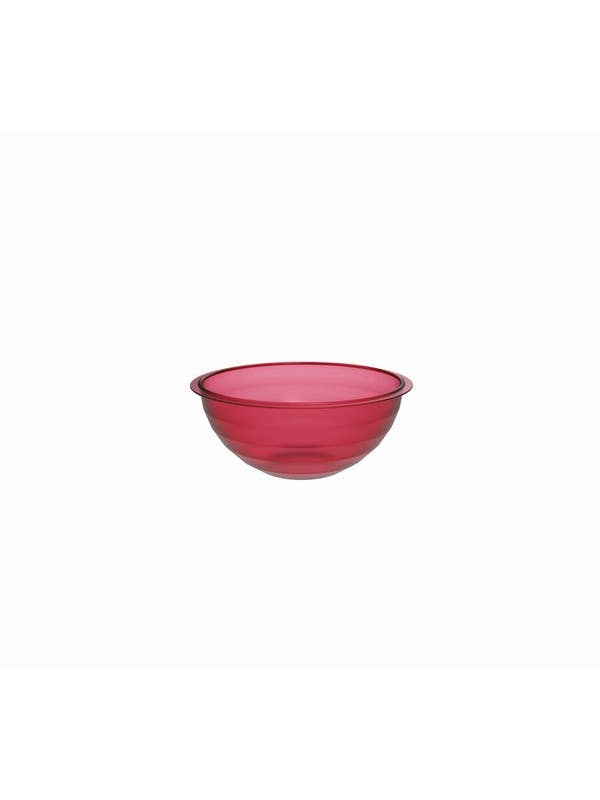 Biesse Plastic Bowl, Round, 20 cm - Red