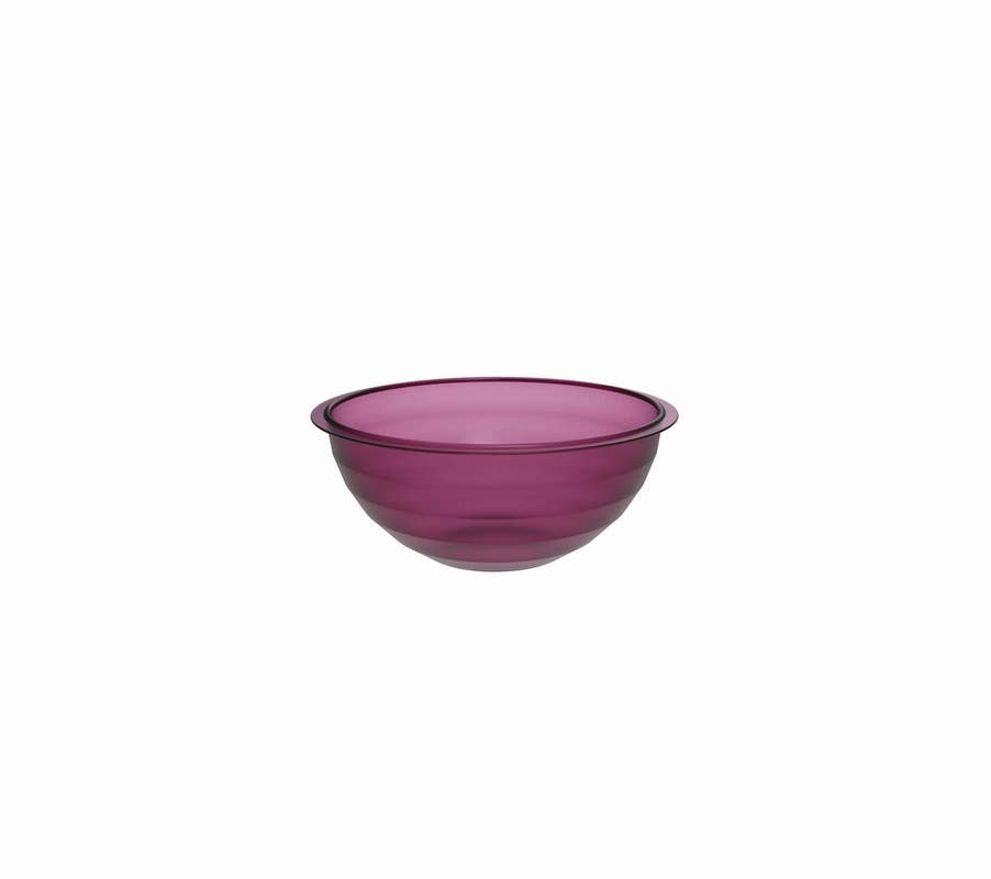Biesse Plastic Bowl, Round, 20 cm - Purple