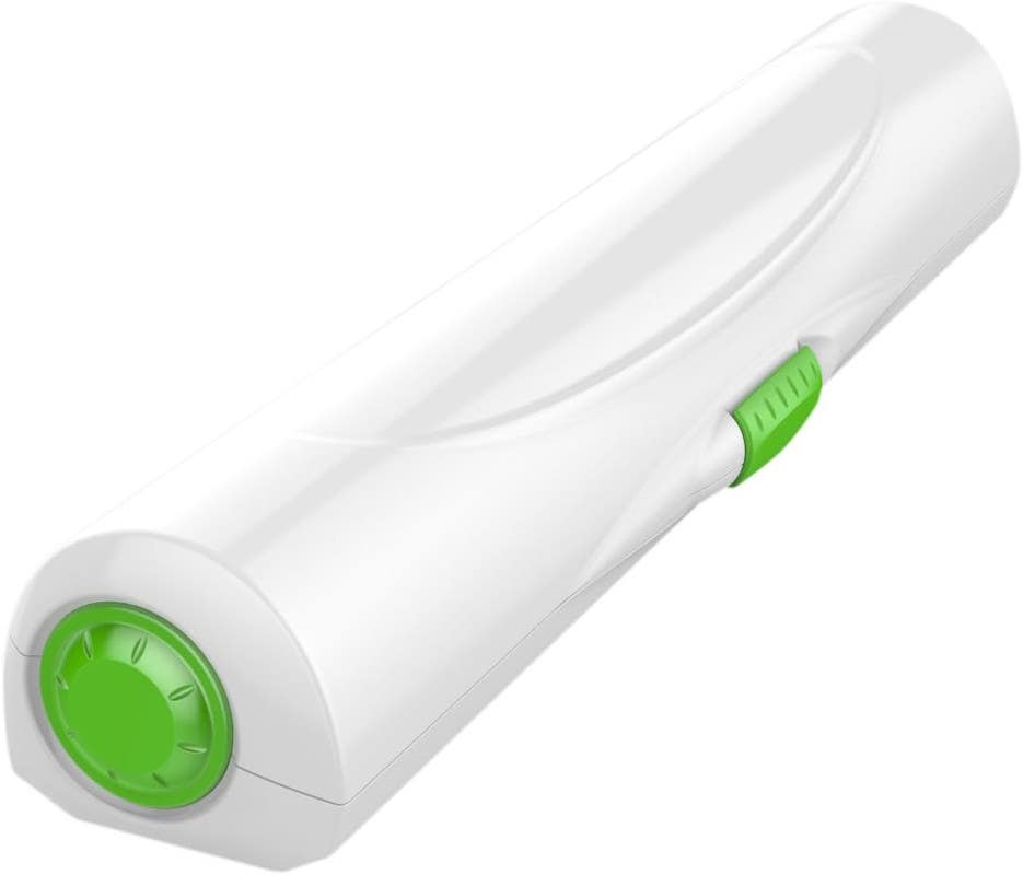 Biesse Roll Holder, Plastic, 6x7x35.5 cm - White Green
