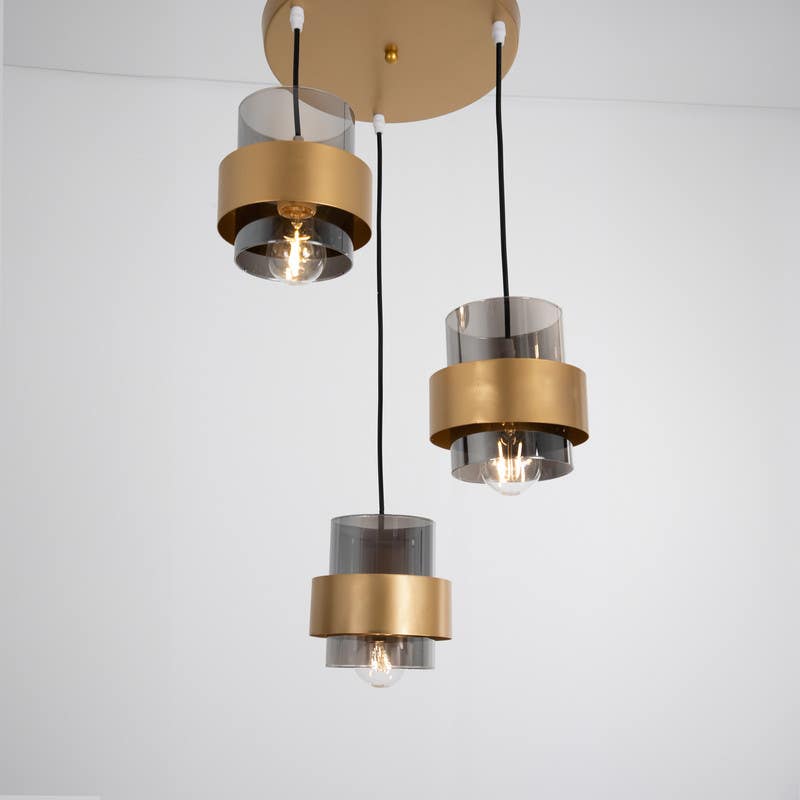 Prince Chandelier, Metal, 100x50x15 cm - Gold