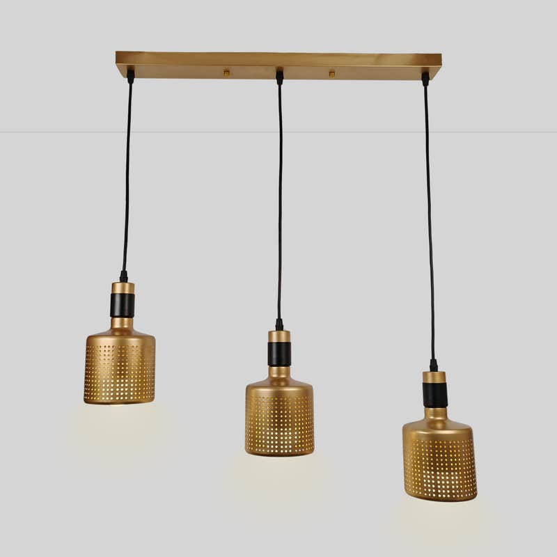 Prince Chandelier, Metal, 130x26x25 cm - Gold