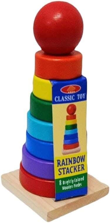 Alsafwa W39-8 Medium Wood Column Rings - Multicolor