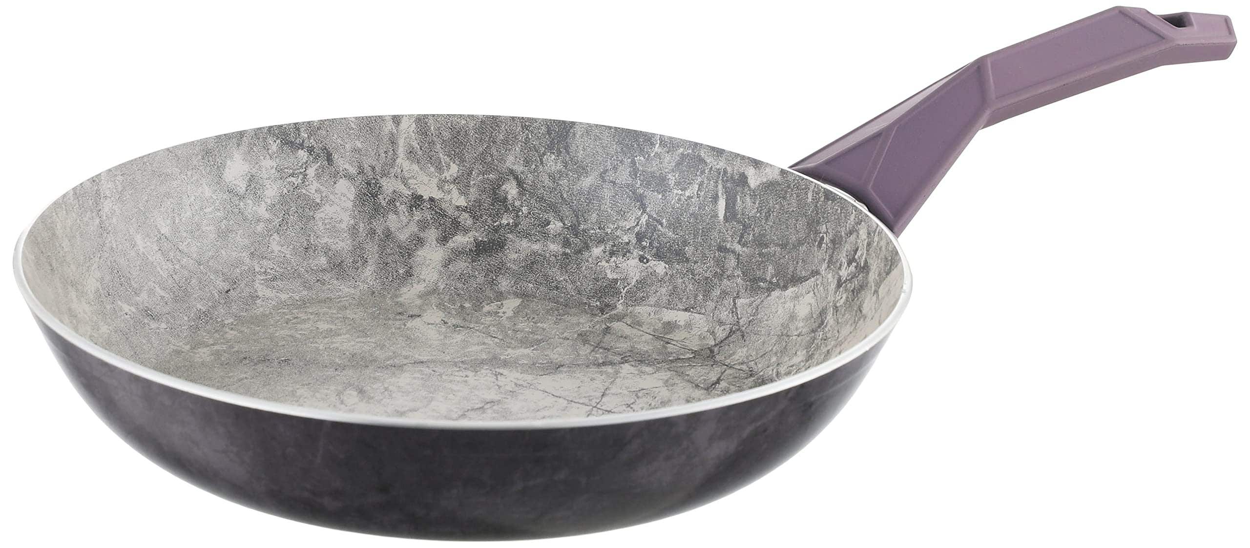 Nouval Designo Teflon Frying Pan , Size 24 - Purple