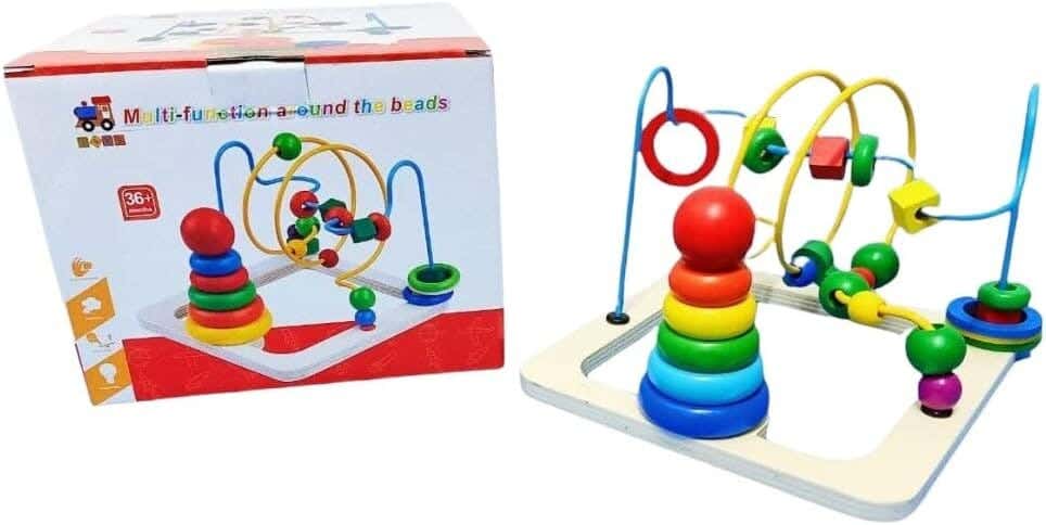 Alsafwa W27-24 Spiral Labyrinth with Ring Pole of Different Sizes - Multicolor