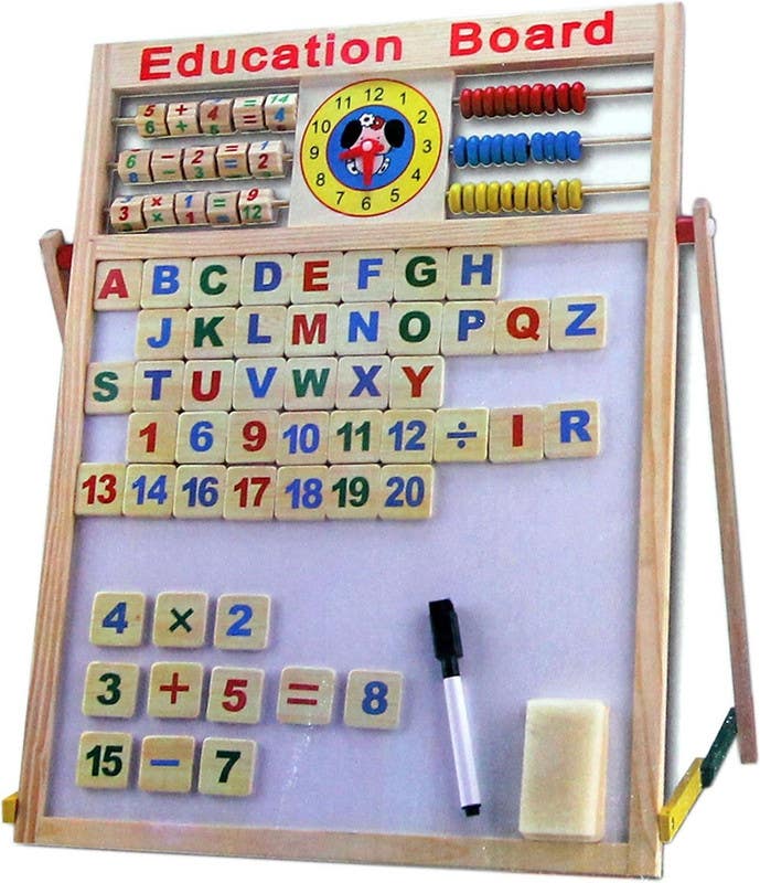 Multi Function Wooden Games for Kids - Multicolor