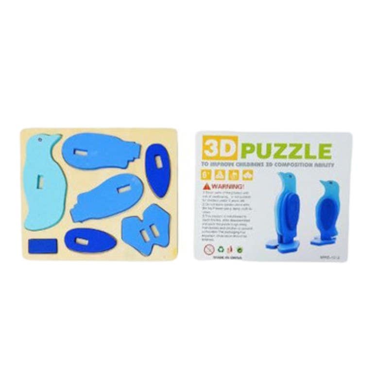 Alsafwa W69-2 Colorful 3D Puzzle - Blue