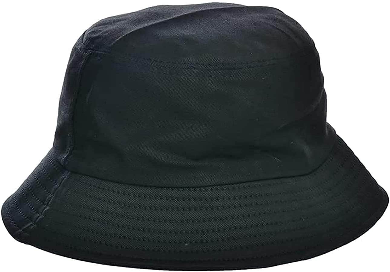 Cotton Sun Hat, One Size - Black