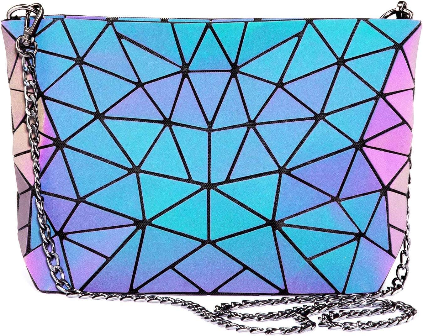 Lovevook Reflective Crossbody Bag, Medium - Purple