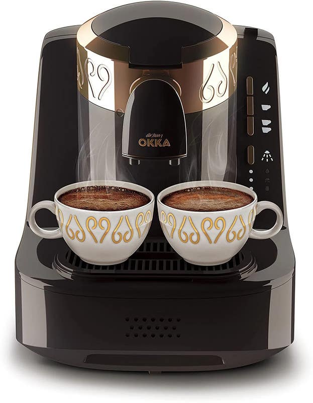 Okka Arzum OK001 Coffee Maker, 710 Watt, 2 Cups - Copper Black