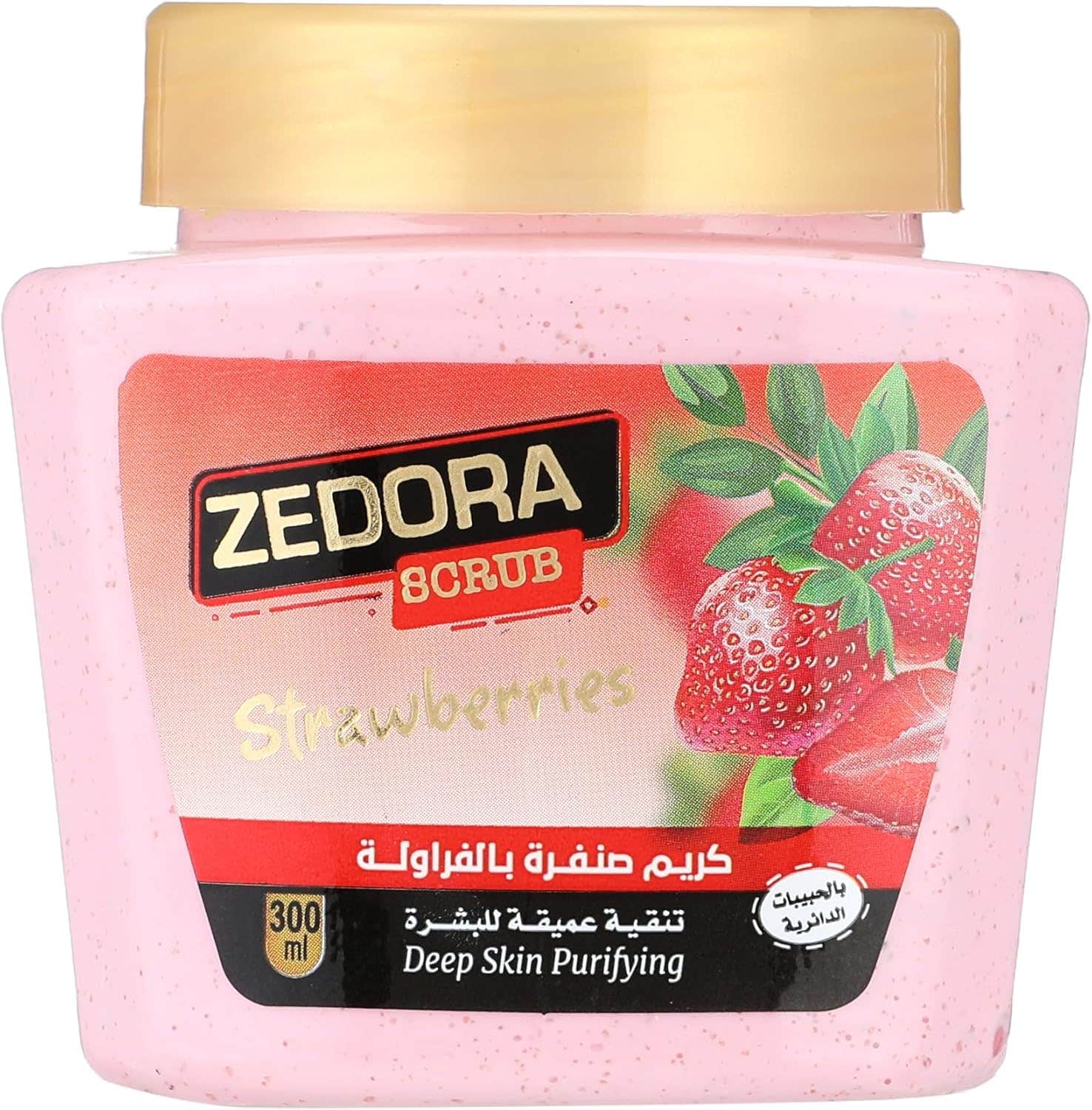 Zidor Strawberry Scrub, to remove dead cells and blackheads, 300 ml