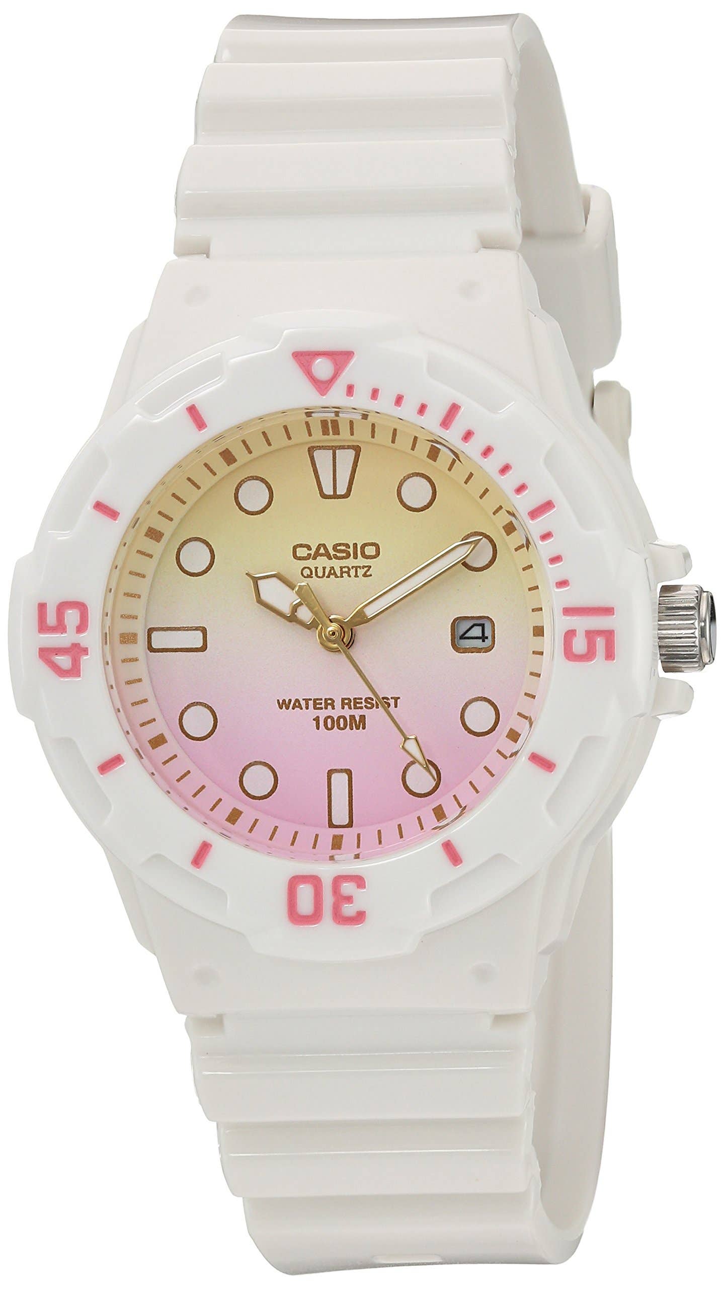Casio LRW-200H-4E3VDF Analog Watch for Women - White