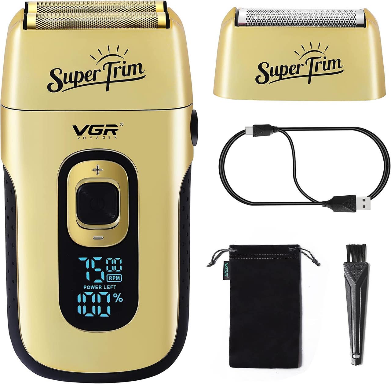 VGR v-332 Multi-Purpose Use Beard Trimmer For Men - Gold