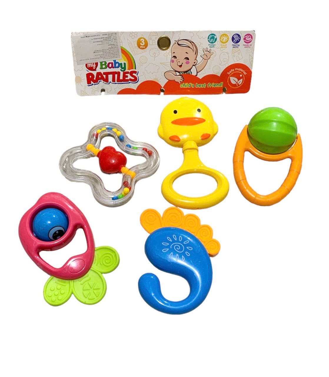 Alsafwa W25-58 Baby Rattles Toy for Unisex Children - Multicolor