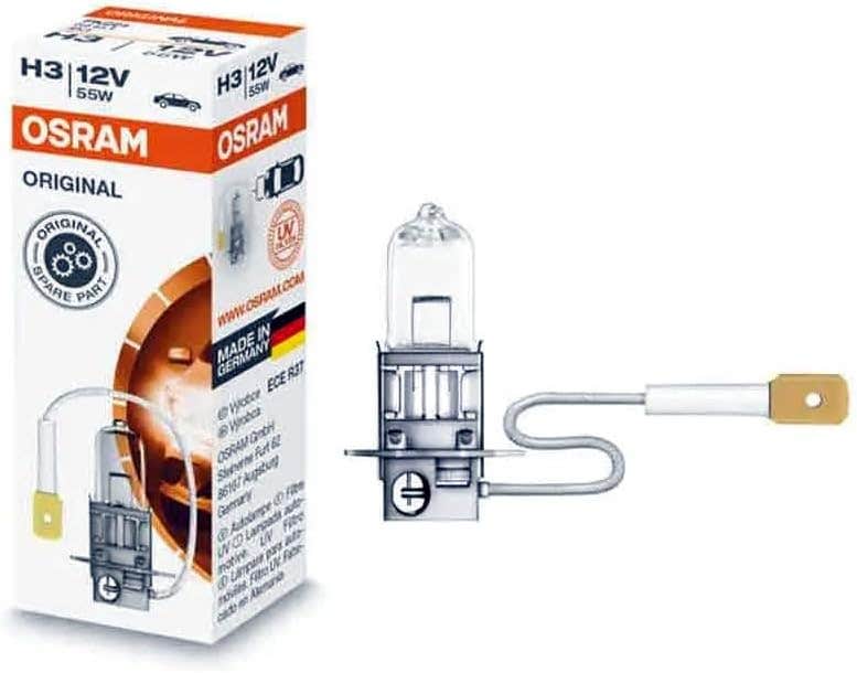 Halogen-Headlamp Bulb, 12V, H3, 2 Pieces - Multicolor