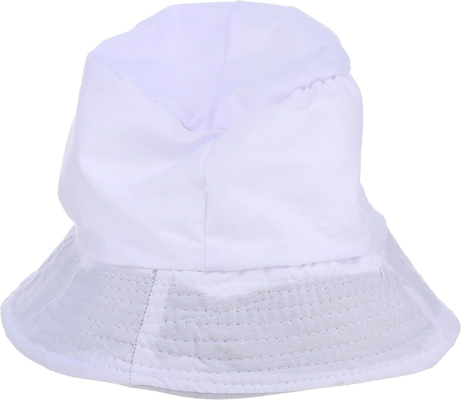 Cotton Sun Hat, One Size - White