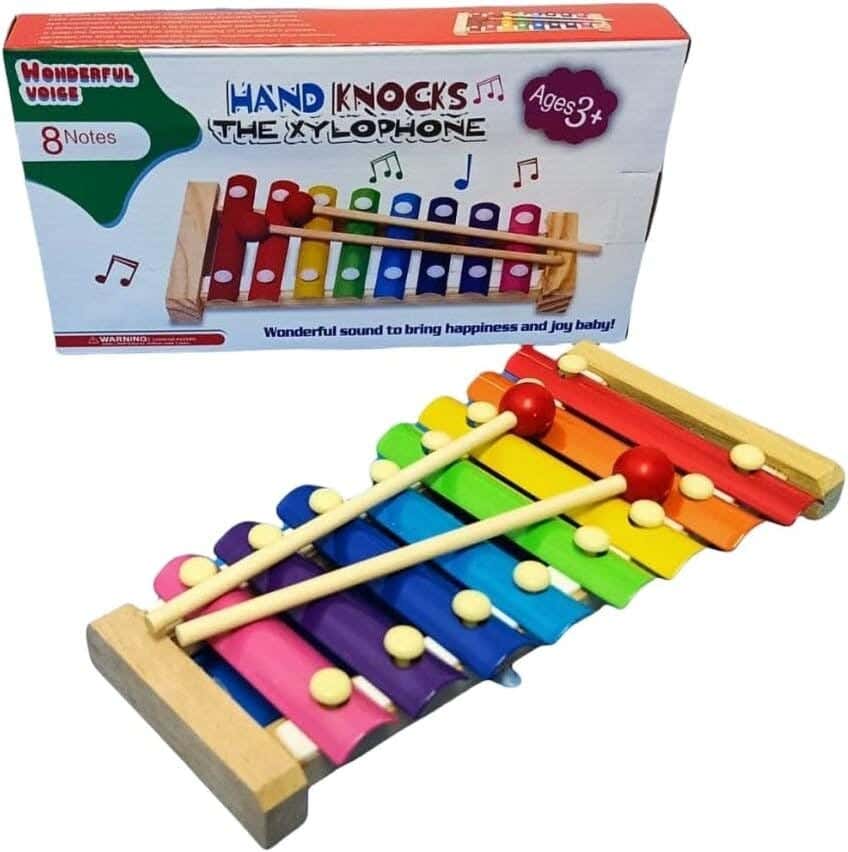 Alsafwa W35-7 Medium Wood Xylophone - Multicolor