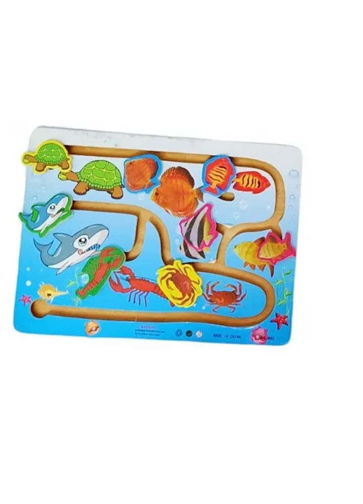 Alsafwa W27-9-2 Sea Maze Toy for Unisex Children - Multicolor