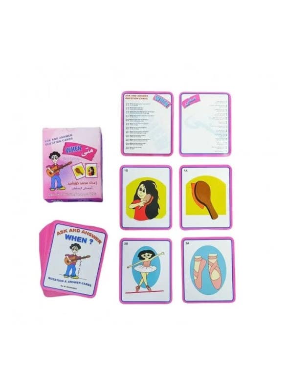 Khorshid cards game, for communication and increasing children's vocabulary - multi-colored