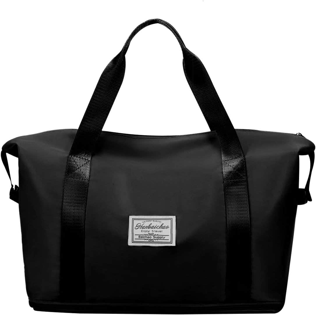 Ynport Waterproof Travel Duffel Bag - Black