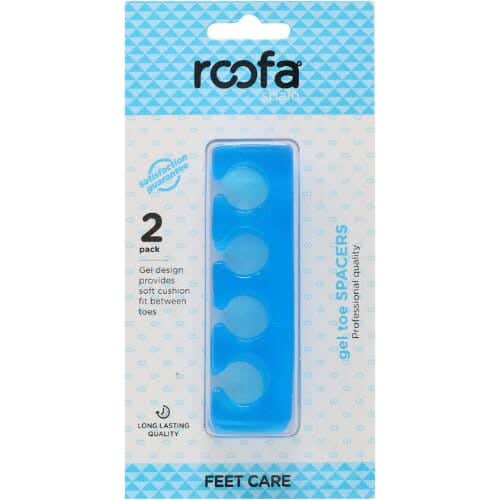 Roofa Spain Gel Toe Spacers 2 Pack, 005Fc, Multicolor