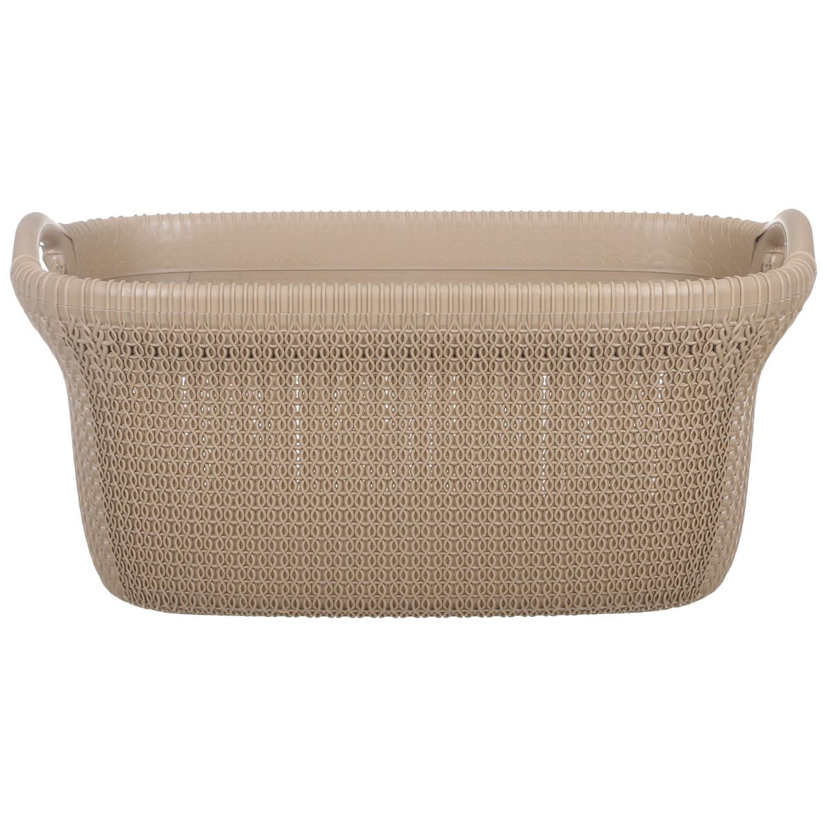 Al Helal & Star Laundry Basket, 37×50 cm - Dark Beige