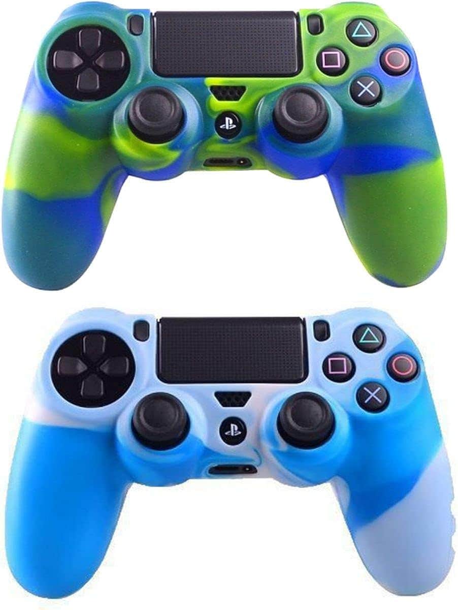 Non-Slip Silicone Controller Case For Playstation 4, 2 Pieces