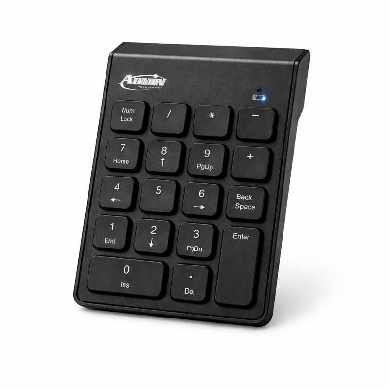 Admin Mini Wireless Keypad With 2.4Ghz Technology – 19 Buttons