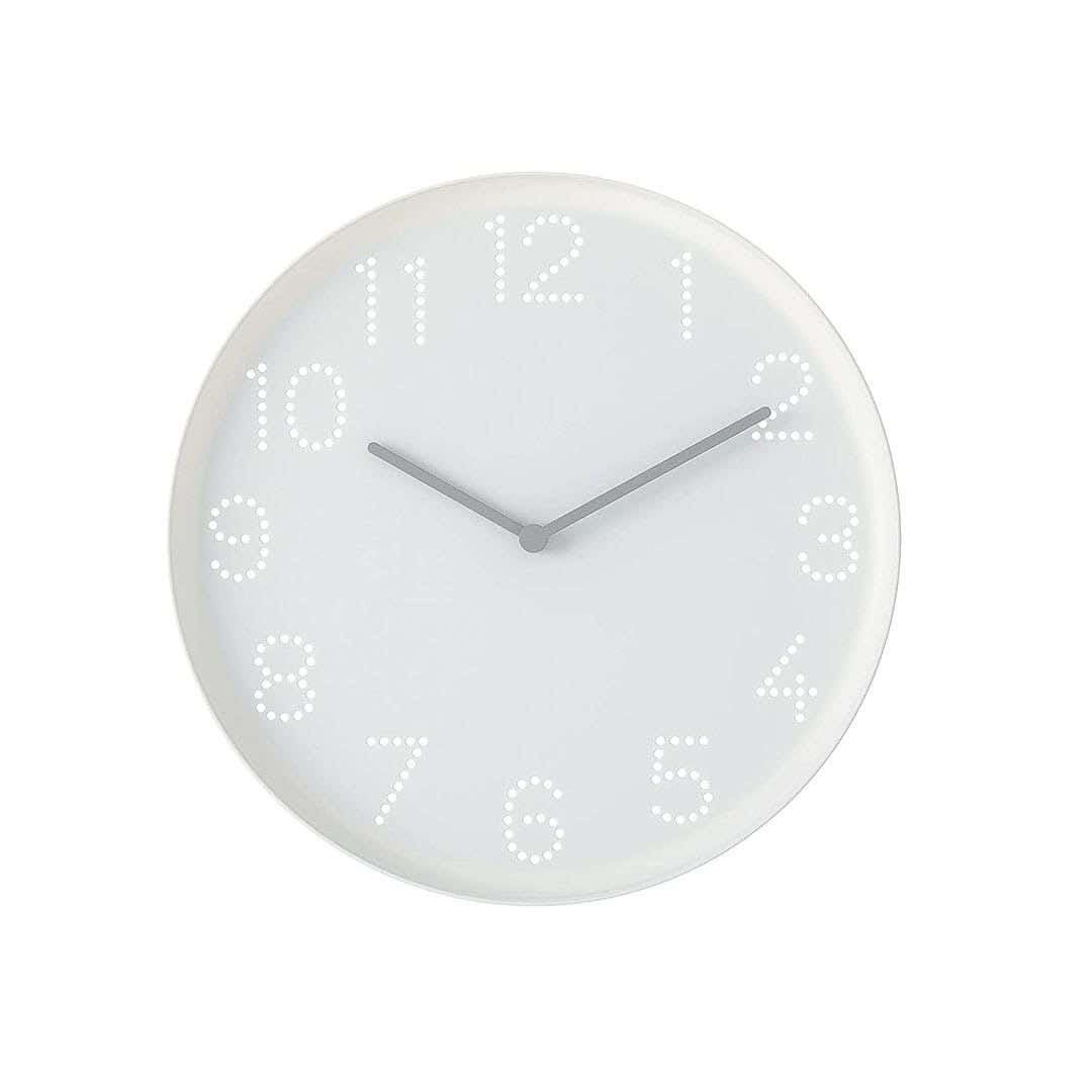 Wall clock, 25 cm - white