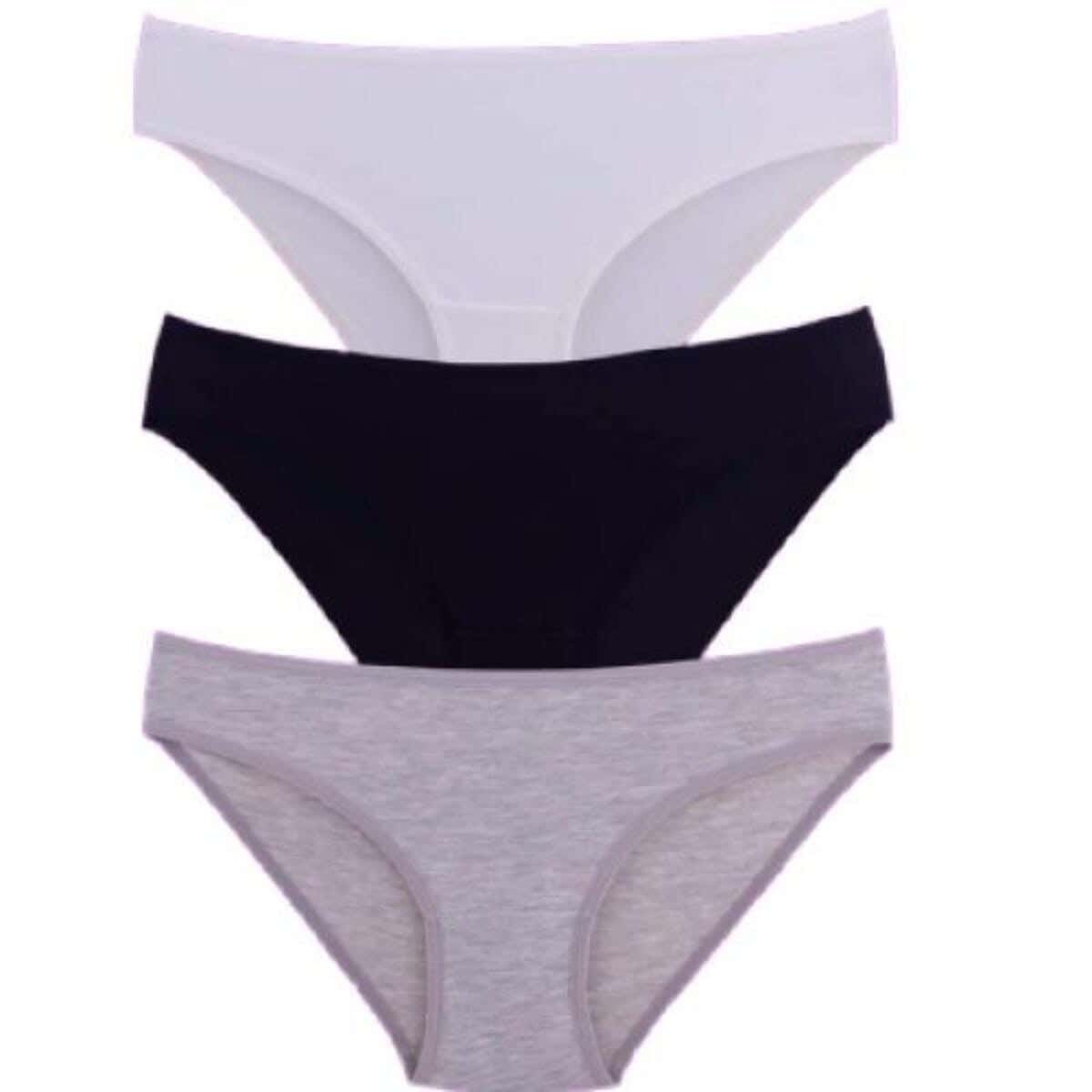 Milk Fabric Women'S Underwear Set, 3 Pieces