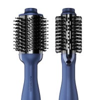 Rush Brush Hair Straightener, V2 Plus, Flexible And Pliable, Curved, 1200W - Navy Blue