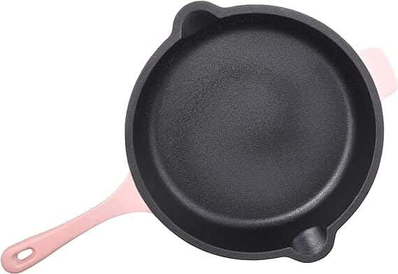Berghoff Cast Iron Frying Pan, 27 Cm - Pink