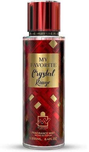 Milestone My Favorite Crystal Rouge Fragrance Mist For Womenn, 250 ml