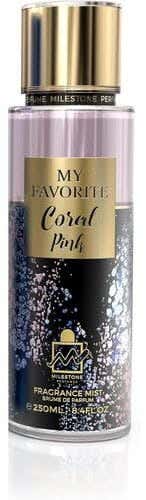 Milestone My Favorite Coral Pink Fragrance Mist For Womenn, 250 ml