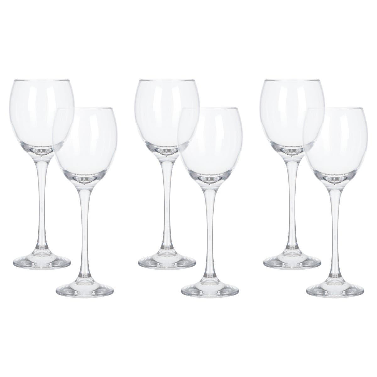 Pasabahce Glass Drinkware Set, 6 Pieces, 250 ml - Clear
